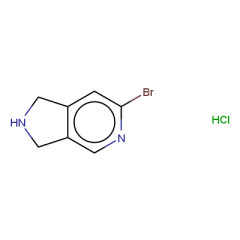 6-bromo-1H,2H,3H-pyrrolo[3,4-c]pyridine hydrochloride