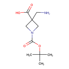 3-(aminomethyl)-1-[(tert-butoxy)carbonyl]azetidine-3-carboxylic acid