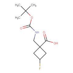 1-({[(tert-butoxy)carbonyl]amino}methyl)-3-fluorocyclobutane-1-carboxylic acid