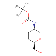 tert-butyl N-[(3R,6R)-6-(hydroxymethyl)oxan-3-yl]carbamate
