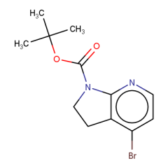 tert-butyl 4-bromo-1H,2H,3H-pyrrolo[2,3-b]pyridine-1-carboxylate