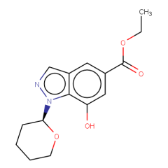 ethyl 7-hydroxy-1-tetrahydropyran-2-yl-indazole-5-carboxylate