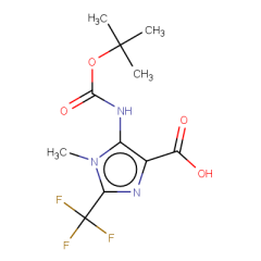5-(tert-butoxycarbonylamino)-1-methyl-2-(trifluoromethyl)imidazole-4-carboxylic acid