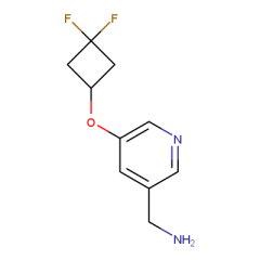 [5-(3,3-difluorocyclobutoxy)-3-pyridyl]methanamine