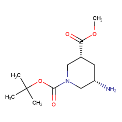 1-tert-butyl 3-methyl (3R,5S)-rel-5-aminopiperidine-1,3-dicarboxylate