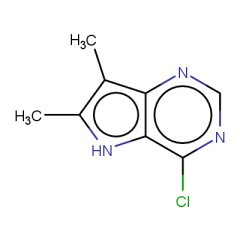 4-chloro-6,7-dimethyl-5h-pyrrolo[3,2-d]pyrimidine