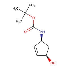tert-butyl N-[(1S,4R)-4-hydroxycyclopent-2-en-1-yl]carbamate
