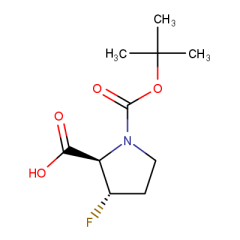 (2R,3S)-1-[(tert-butoxy)carbonyl]-3-fluoropyrrolidine-2-carboxylic acid