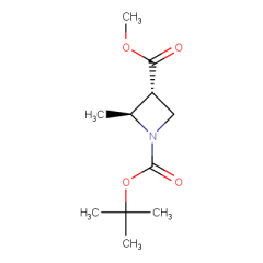 1-(tert-butyl) 3-methyl trans-2-methylazetidine-1,3-dicarboxylate