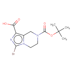 3-bromo-7-[(tert-butoxy)carbonyl]-5H,6H,7H,8H-imidazo[1,5-a]pyrazine-1-carboxylic acid