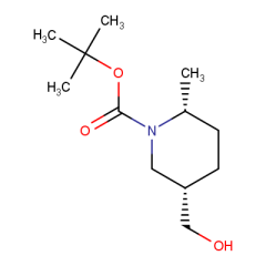 tert-butyl (2R,5S)-5-(hydroxymethyl)-2-methylpiperidine-1-carboxylate