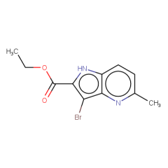 ethyl 3-bromo-5-methyl-1H-pyrrolo[3,2-b]pyridine-2-carboxylate