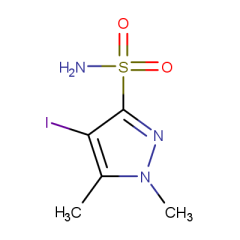 4-iodo-1,5-dimethyl-pyrazole-3-sulfonamide