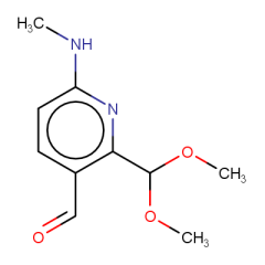 2-(dimethoxymethyl)-6-(methylamino)pyridine-3-carbaldehyde