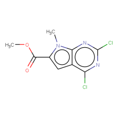 methyl 2,4-dichloro-7-methyl-7H-pyrrolo[2,3-d]pyrimidine-6-carboxylate