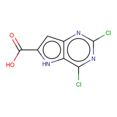 2,4-dichloro-5H-pyrrolo[3,2-d]pyrimidine-6-carboxylic acid