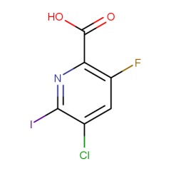 5-chloro-3-fluoro-6-iodopyridine-2-carboxylic acid