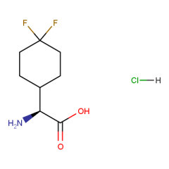 (2S)-2-amino-2-(4,4-difluorocyclohexyl)acetic acid hydrochloride