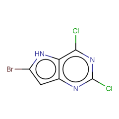 6-bromo-2,4-dichloro-5H-pyrrolo[3,2-d]pyrimidine