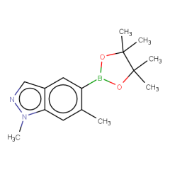 1,6-dimethyl-5-(4,4,5,5-tetramethyl-1,3,2-dioxaborolan-2-yl)-1H-indazole