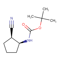 tert-butyl N-[(1S,2R)-rel-2-cyanocyclopentyl]carbamate