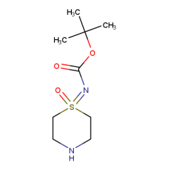 tert-butyl (1-oxido-1l6-thiomorpholin-1-ylidene)carbamate