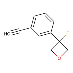 3-(3-ethynylphenyl)-3-fluorooxetane