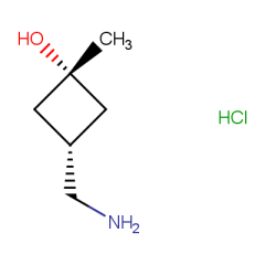 (1s,3s)-3-(aminomethyl)-1-methylcyclobutan-1-ol hydrochloride