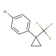 1-bromo-4-(1-(trifluoromethyl)cyclopropyl)benzene