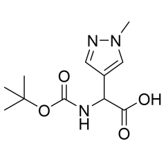 2-{[(tert-butoxy)carbonyl]amino}-2-(1-methyl-1H-pyrazol-4-yl)acetic acid